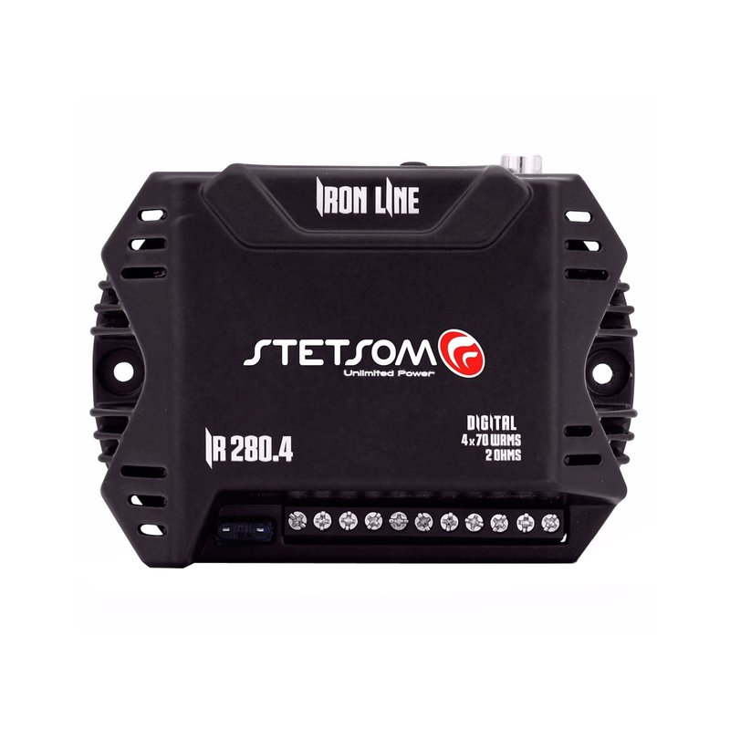 Módulo Amplificador Digital IR280.4 280W 4 Canais 2 Ohms Stetsom
