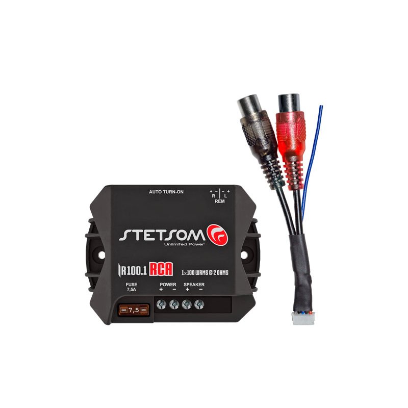Módulo Amplificador Digital IR 100 RCA 160W 2 Canais 2 Ohms Stetsom