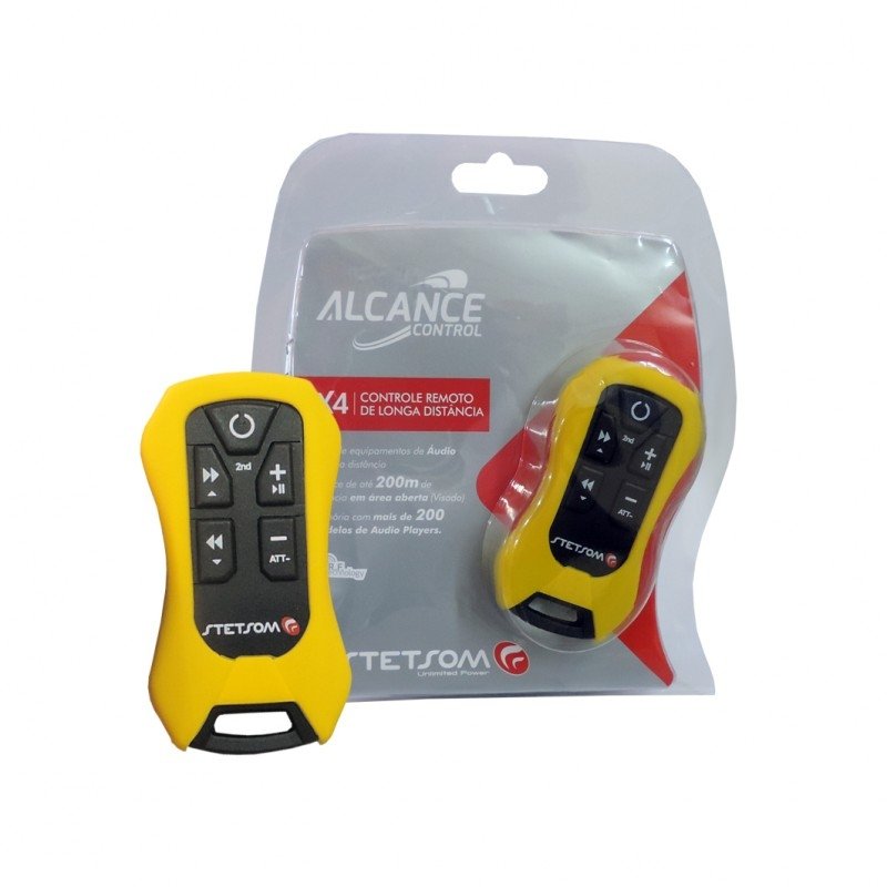 controle longa distncia stetsom sx4 200m amarelo