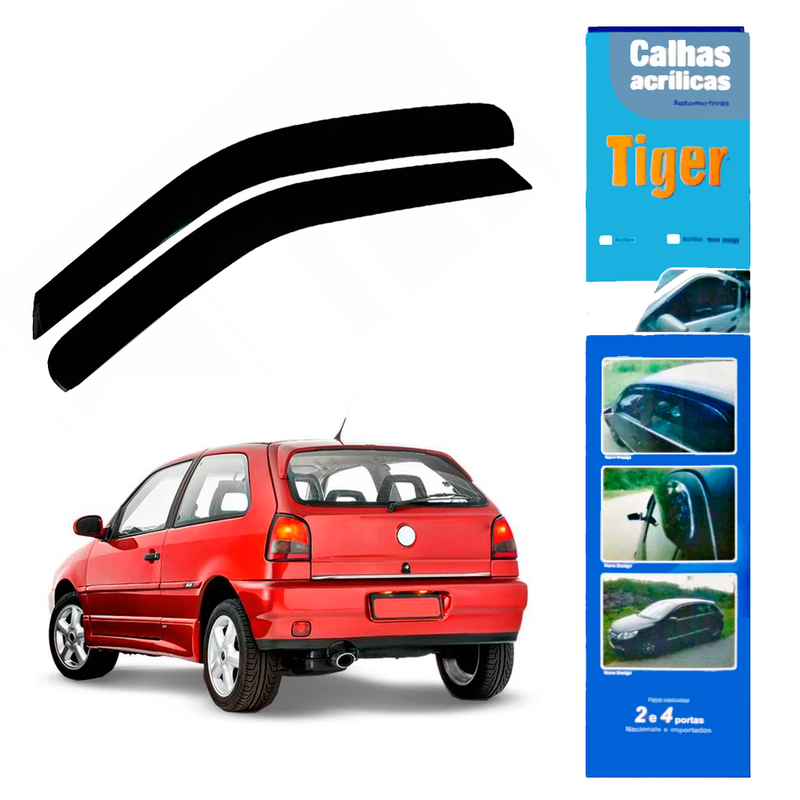 CALHA VW3357 GOL E PARATI/ SAVEIRO 2PTS 95> - TIGER