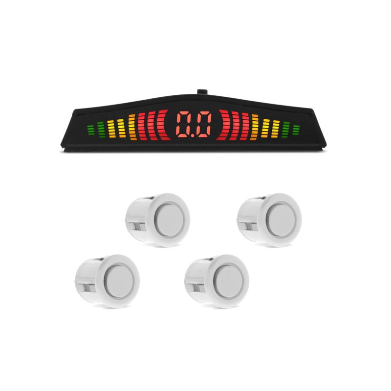 Sensor de Estacionamento Branco TechOne