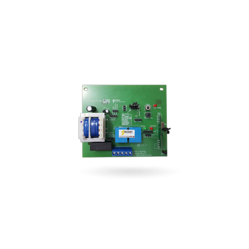 Placa Central de Comando para Portão Eletrônico Ac-4 Fit Pa 433mhz Acton
