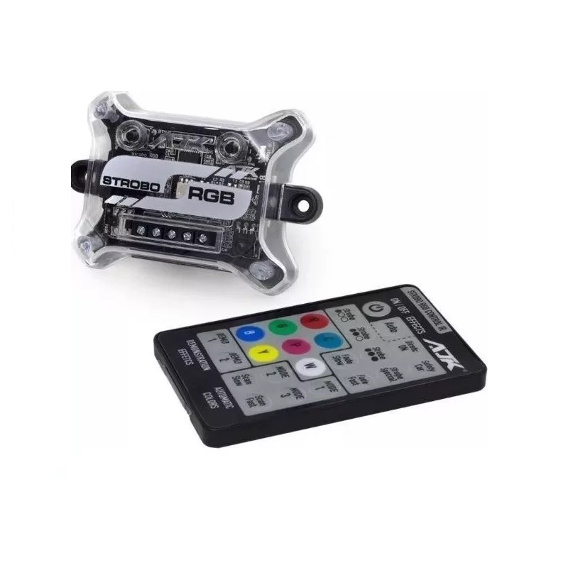 Kit Central Controlador Rgb Strobo para Fita Led ou Farol Rgb AJK Sound