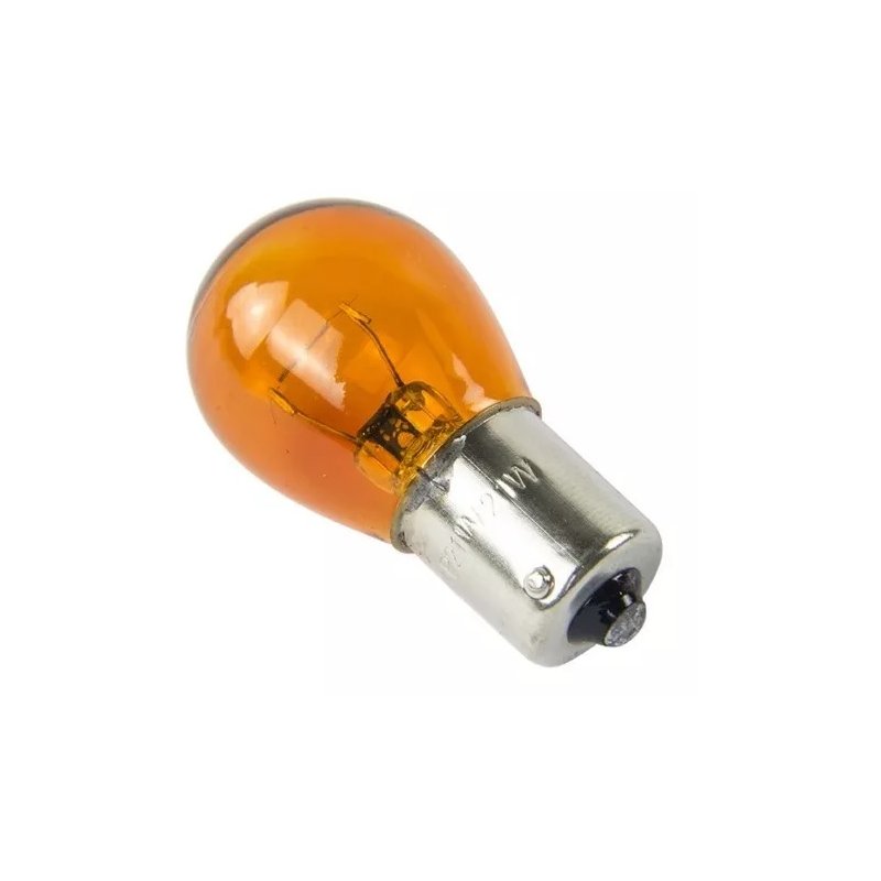Lâmpada Filamento Ambar 12V 7506 21W BA15S Teslla T1141AB