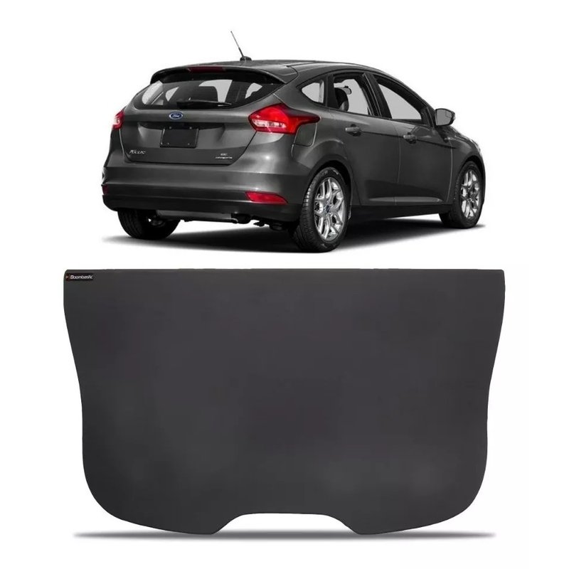 Tampão Bagagito Porta-malas Focus Hatch 4 Portas 2014 até 2020 Liso preto