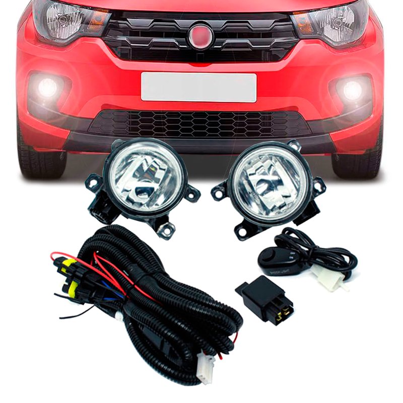 kit farol de milha fiat mobi