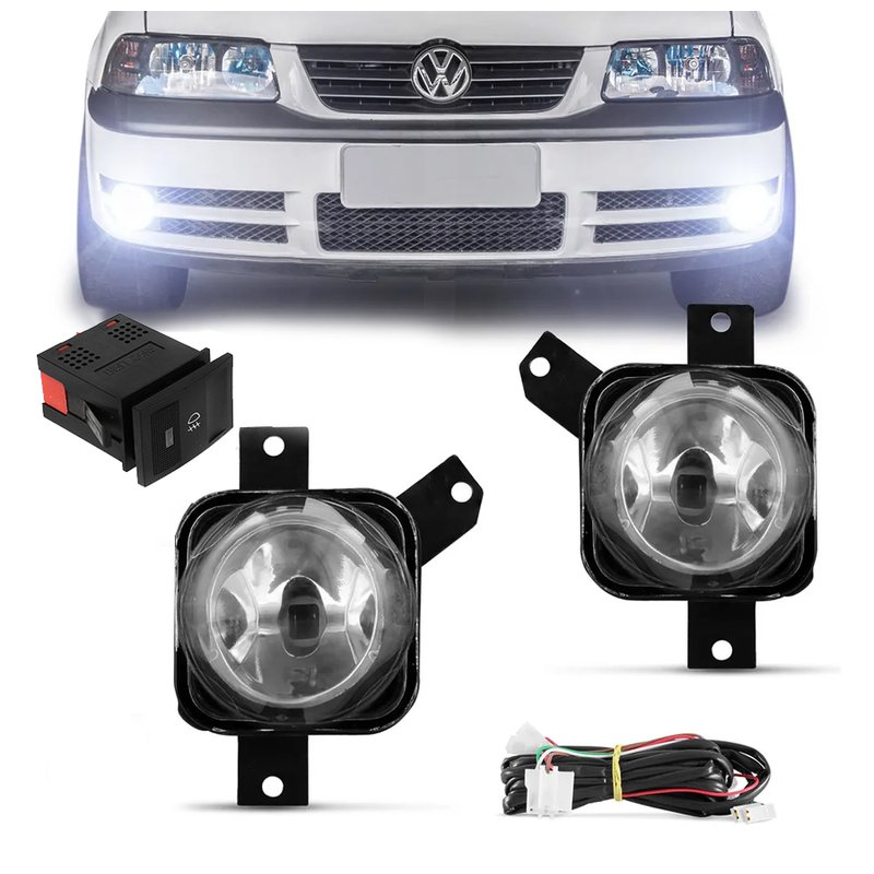 Farol de milha automotivo  gol parati saveiro 2 geração