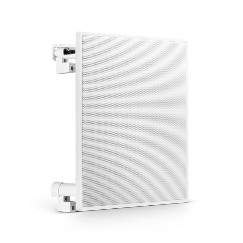 Arandela Quadrada Branca 6" Coaxial Telar de Alumínio 50W RMS Frahm  1
