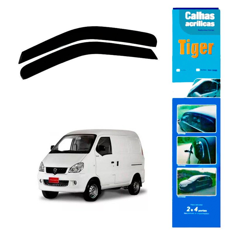 calha de chuva automotiva towner truck furgao ao677 tiger