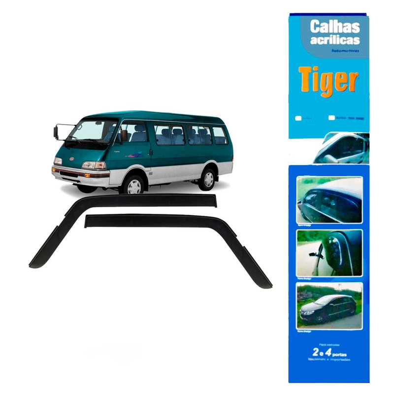 calha de chuva automotiva topic antiga 2 portas com corte a0684 tiger