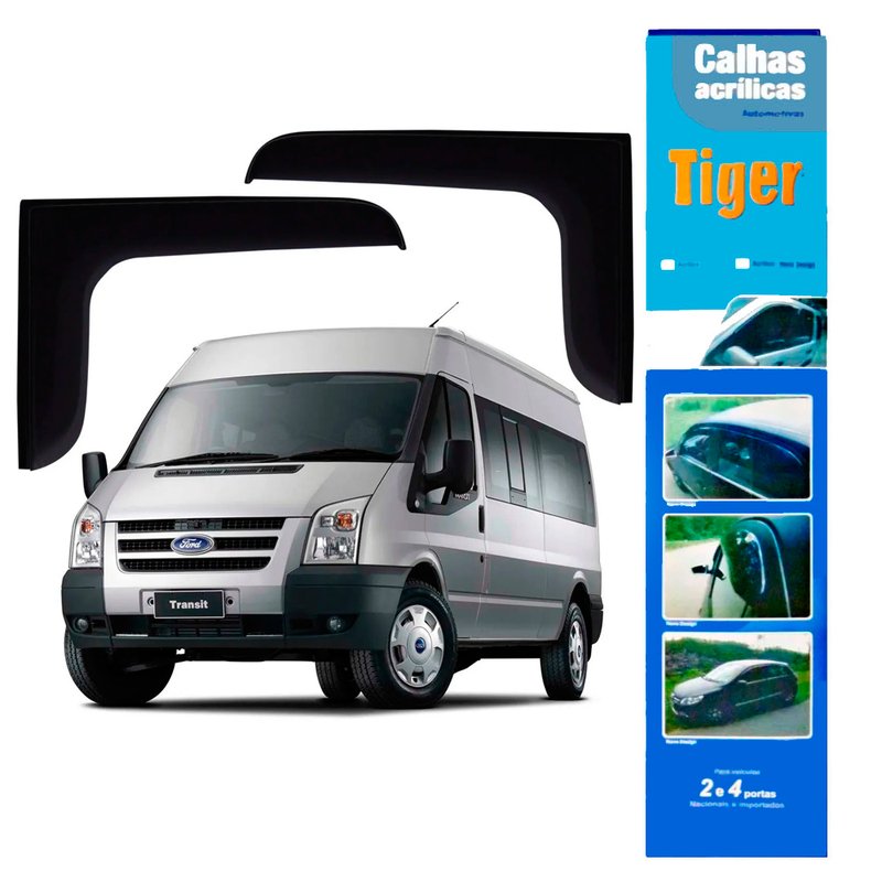 calha de chuva automotiva transit 2 portas fd8666 tiger