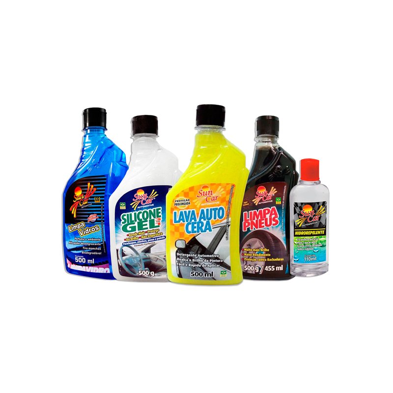kit limpeza automotiva proteo 3