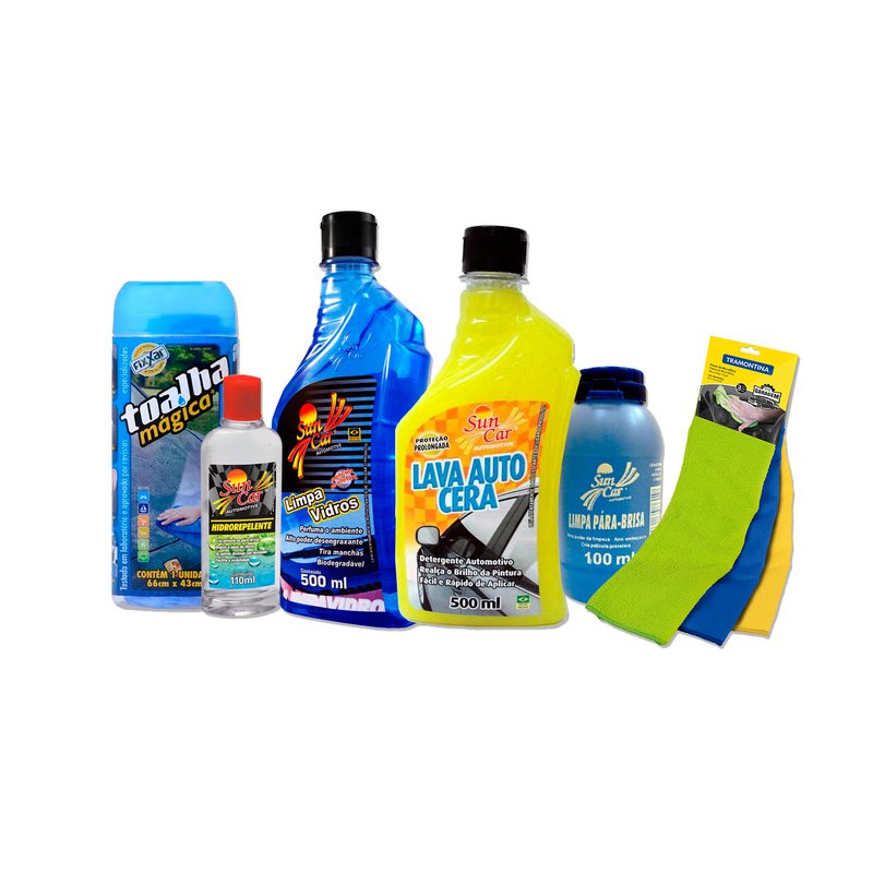 kit limpeza automotiva premium
