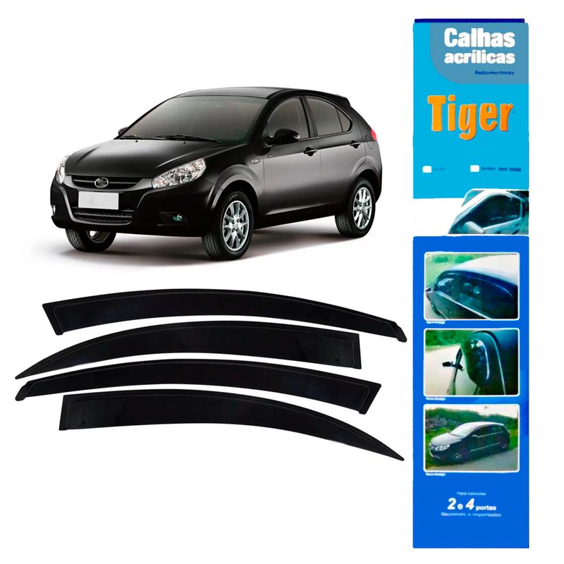 calha de chuva automotiva j3 jc9465 tiger