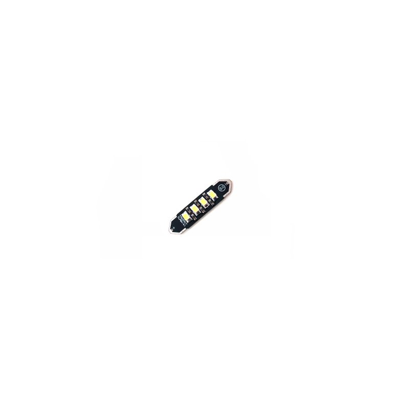 Led torpedo Automotivo branco frio luz do dia 6000K 12V Tromot   31mm