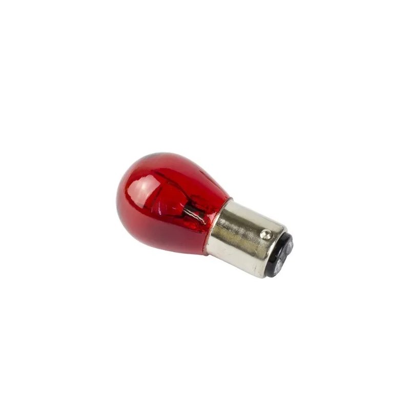 lampada filamento 12v s25 215w bay15d vermelho teslla