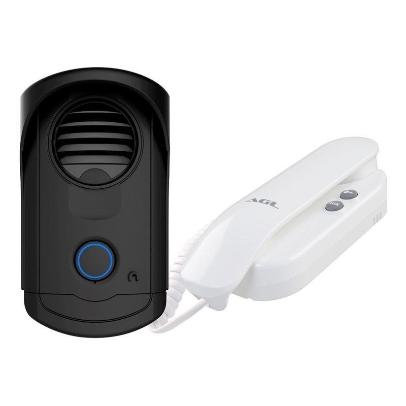 kit porteiro eletronico interfone slim s100 agl