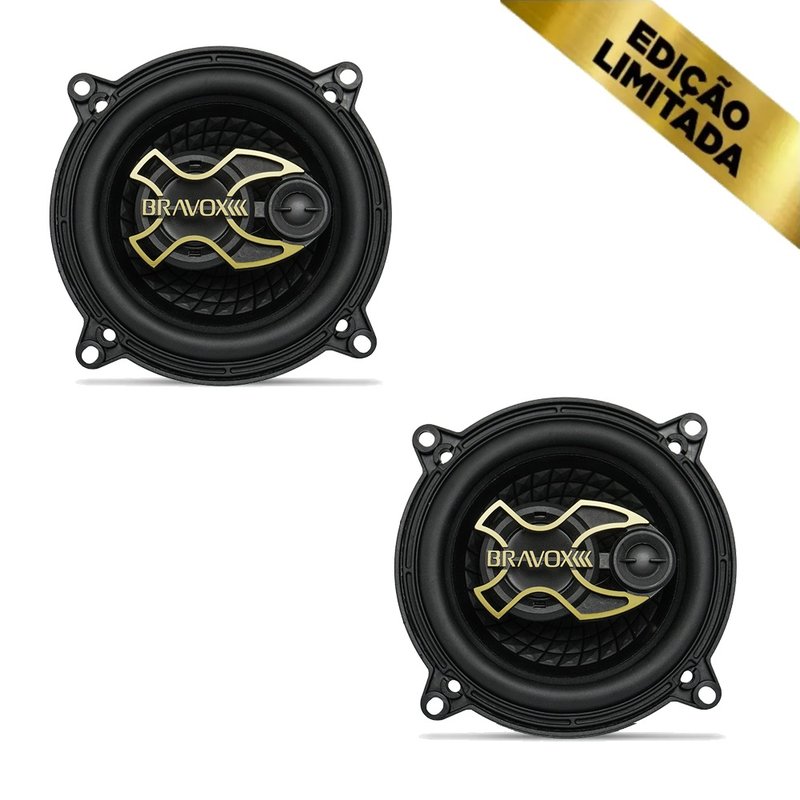 alto falantes 5 linha gold b3x50g 50w rms 4 ohms bravox par 2