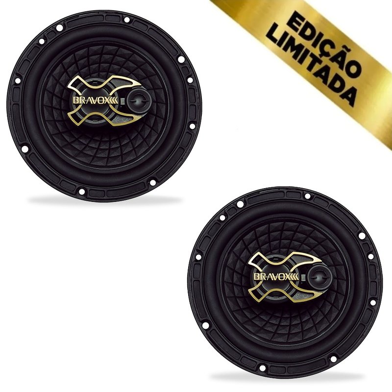 alto falante 6 linha gold b3x60g 50w rms 4 ohms bravox par