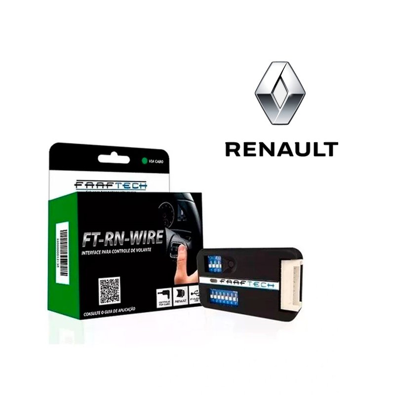 interface para controle de volante renault ft rn wire faaftech renault clio duster kangoo logan master oroch sandero scenic symbol comando