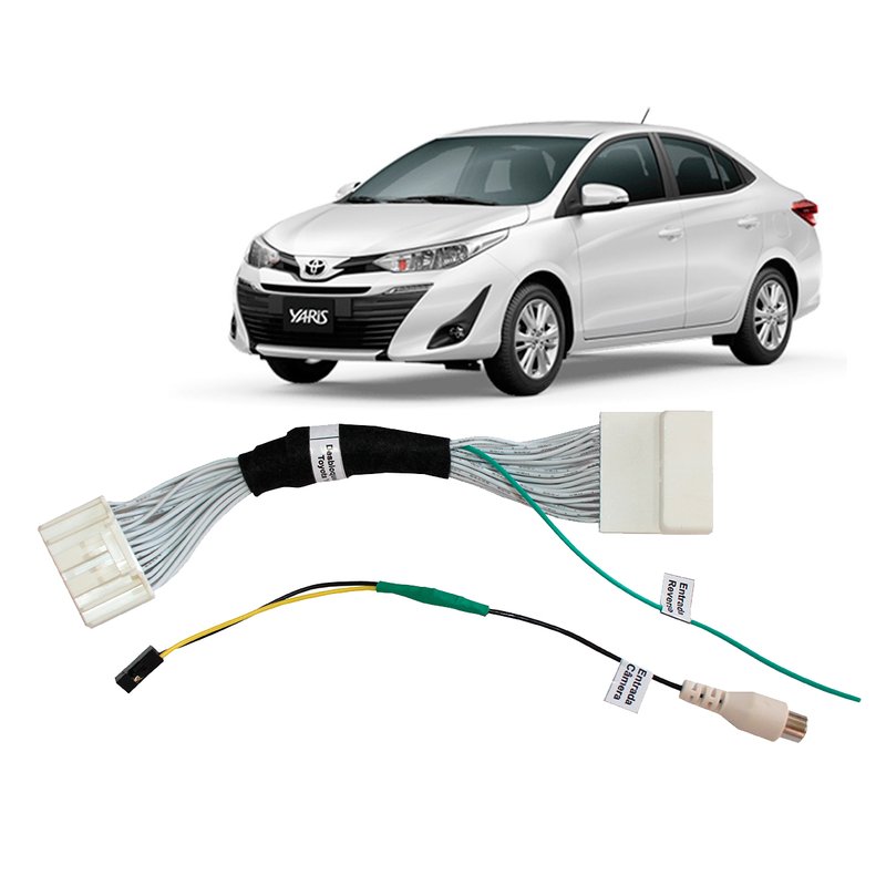 interface desbloqueio de video toyota yaris zendel