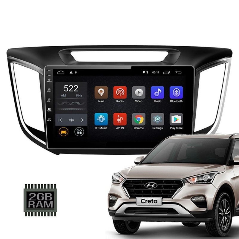kit multimidia especifica hyundai creta 9 android jr8