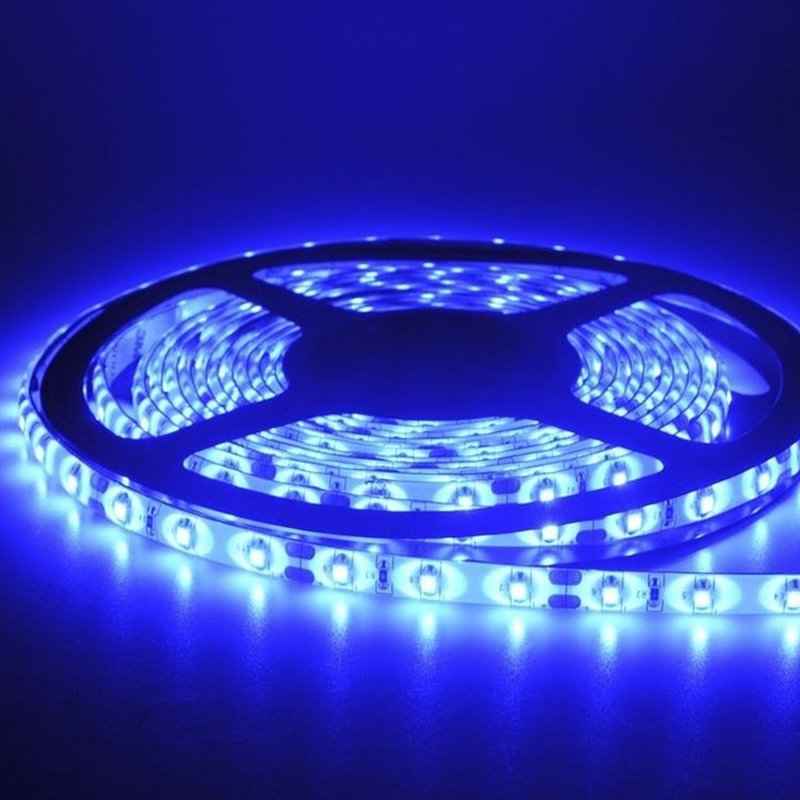 fita de led 5050 12v azul 5 metros