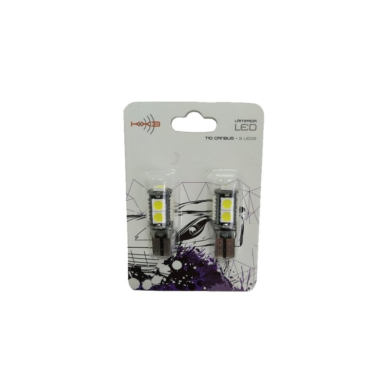 lampada led t10 9 leds kx3