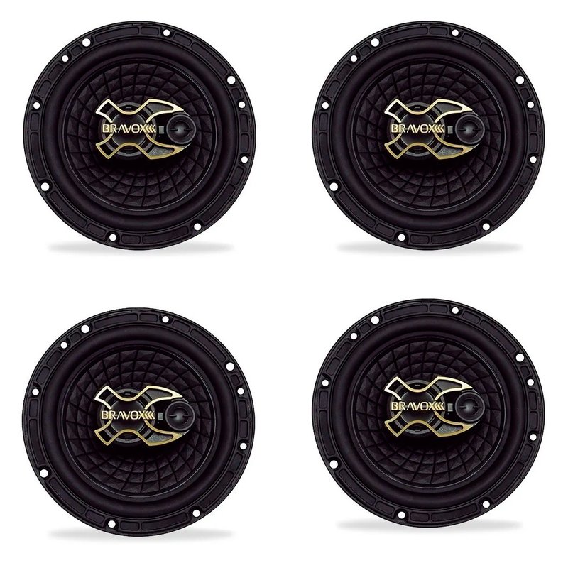 kit 4 alto falantes bravox linha gold