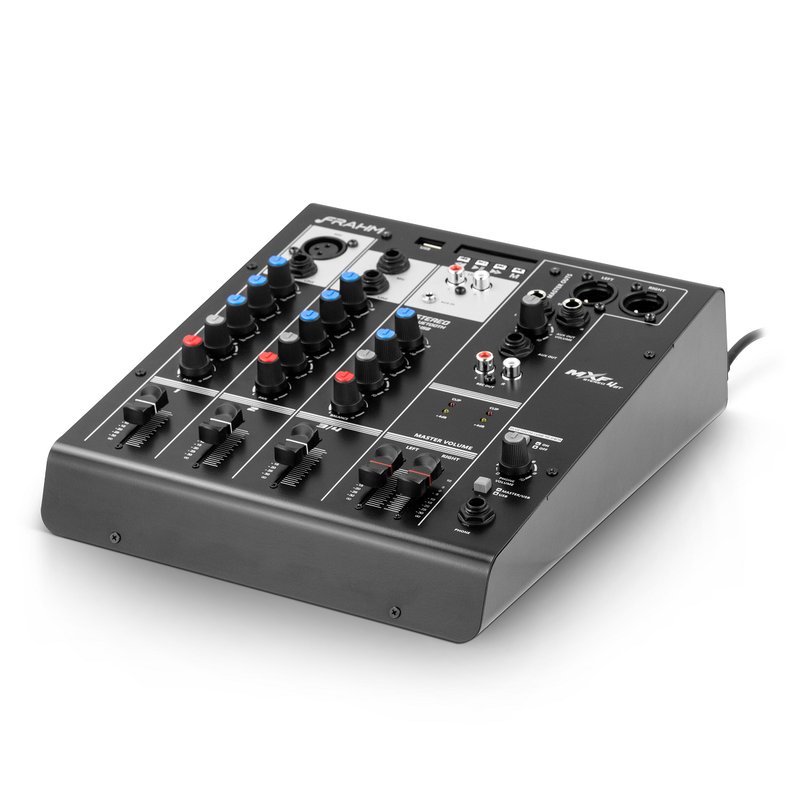Mesa de Som Mixer MXF 4 BT Bluetooth 4 Canais Frahm