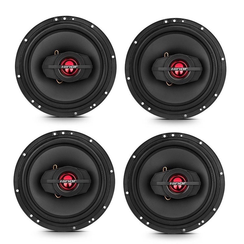 alto falante new city 6 polegadas hinor vermelho preto copia