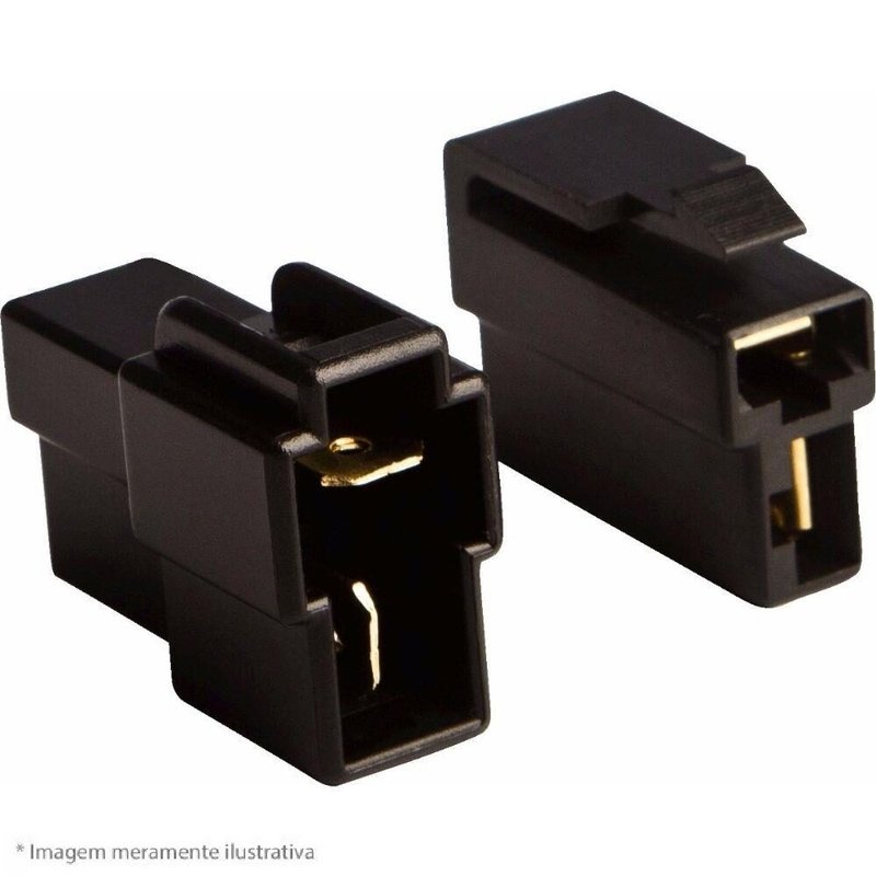 kit conector 2 vias com trava tc