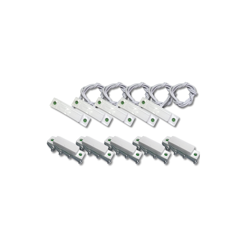 sensor magnetico com fio de sobrepor sp 1000 giltar branco 2