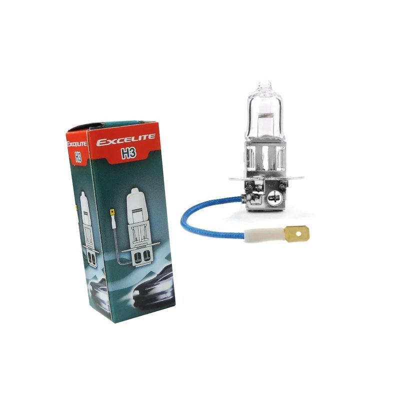 lampada halogena automotiva h3 55w 12v original lemca