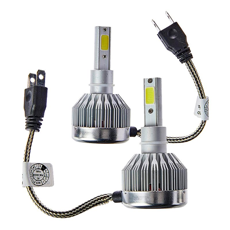 kit lampada super led branca h7 6200k 12v 24v au835 multilaser
