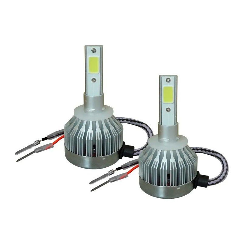 kit lampada super led branca h27 6200k 12v 24v au829 multilaser 2