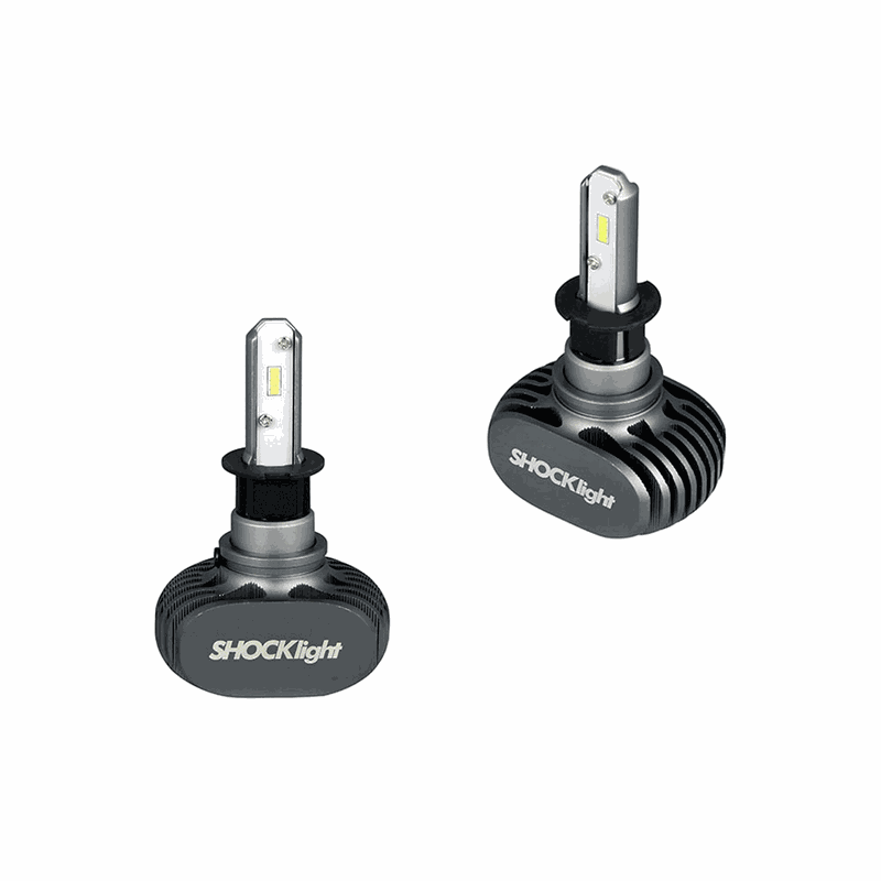 kit lampada led ultraled h3 6000k 12v 50w 4000lm shocklight