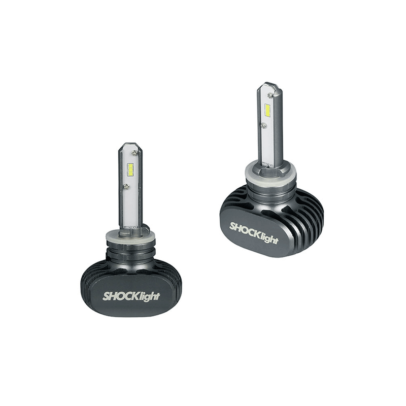 kit lampada led ultraled h27 6000k 12v 50w 4000lm shocklight