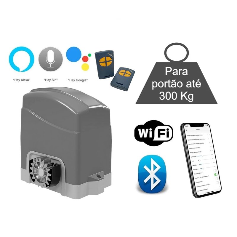 motor inteligente wi fi para portoes deslizantes izzy trino 300 agl 4