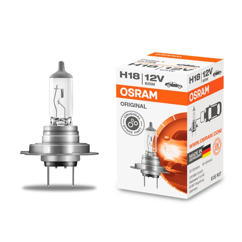 lampada halogena original h18 64180l osram