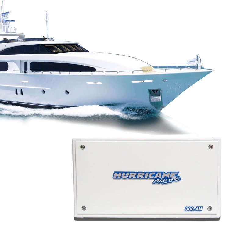 modulo amplificador para embarcacoes 800 4 m marine hurricane