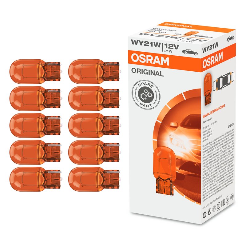 lampada 7504 pisca 21w 12v com 10 pecas osram