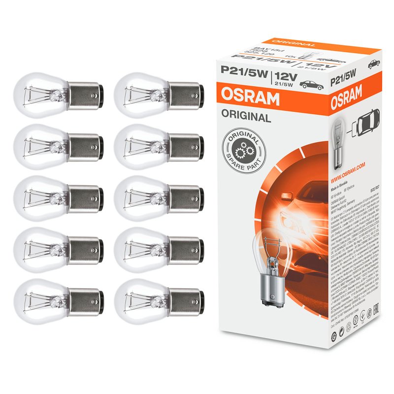 lampada 7528 freio 21 5w 12v 10 pc osram 2