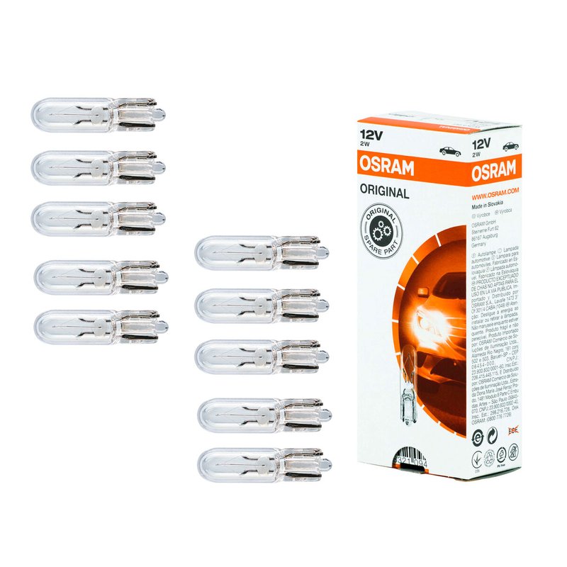lampada t5 2722 2w 12v 10 pc osram 2