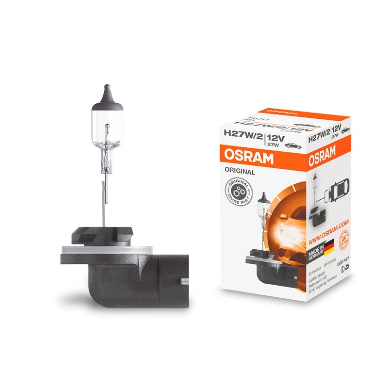 lampada halogena h27 2 881 12v 27w osram