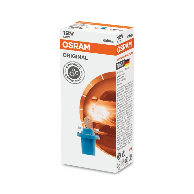 Lâmpada 2721MFX 1,2W 12V com 10 Peças Osram original 2721