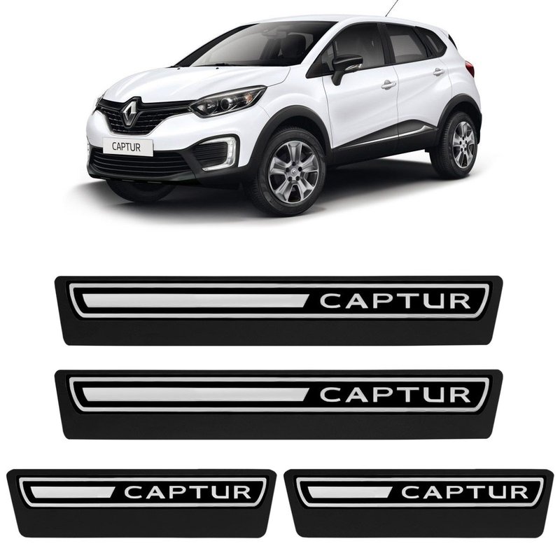 kit soleira premium elegance super protecao renault captur veikko