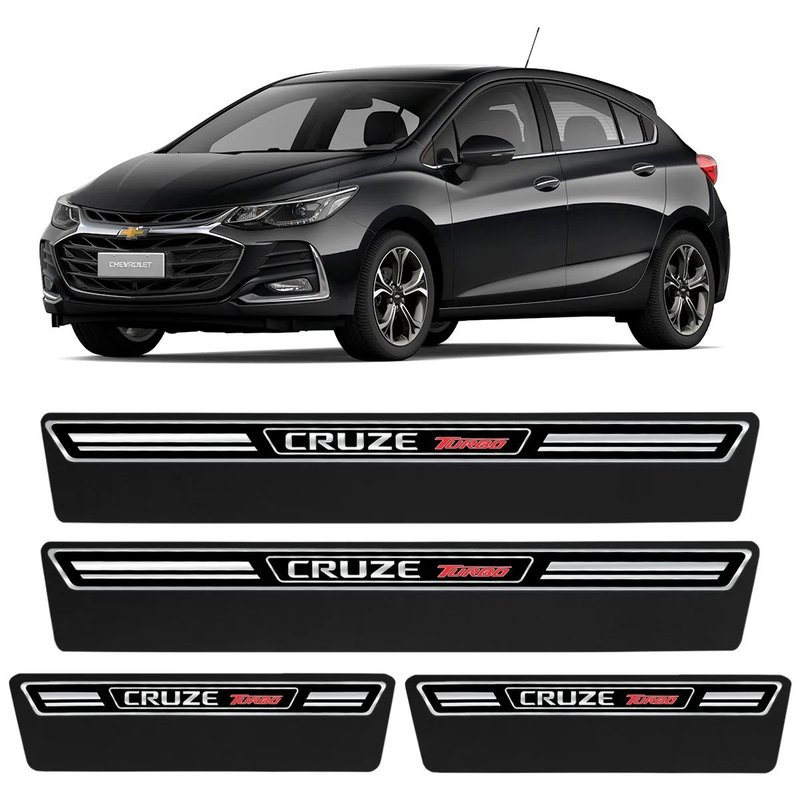 kit soleira premium elegance chevrolet cruze