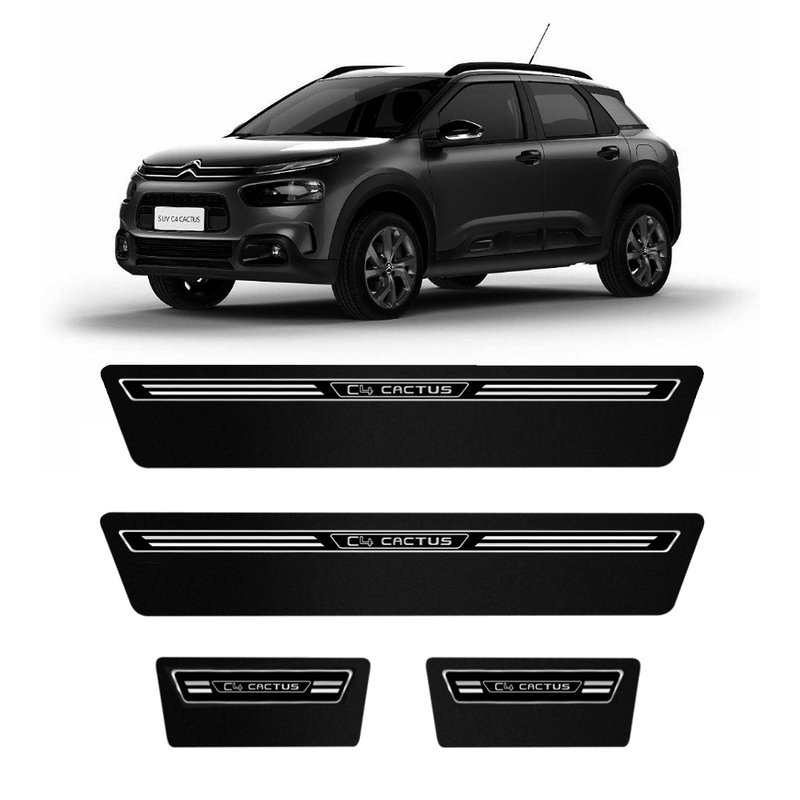 kit soleira premium elegance citroen c4 cactus turbo super protecao veikko 2