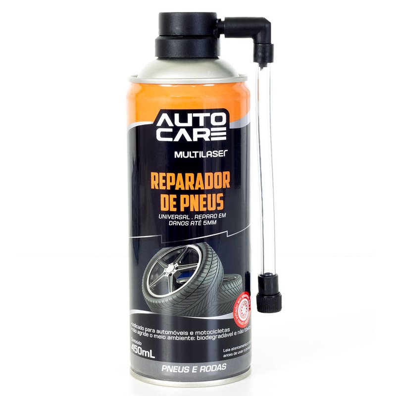 spray reparador inflador de pneu multilaser